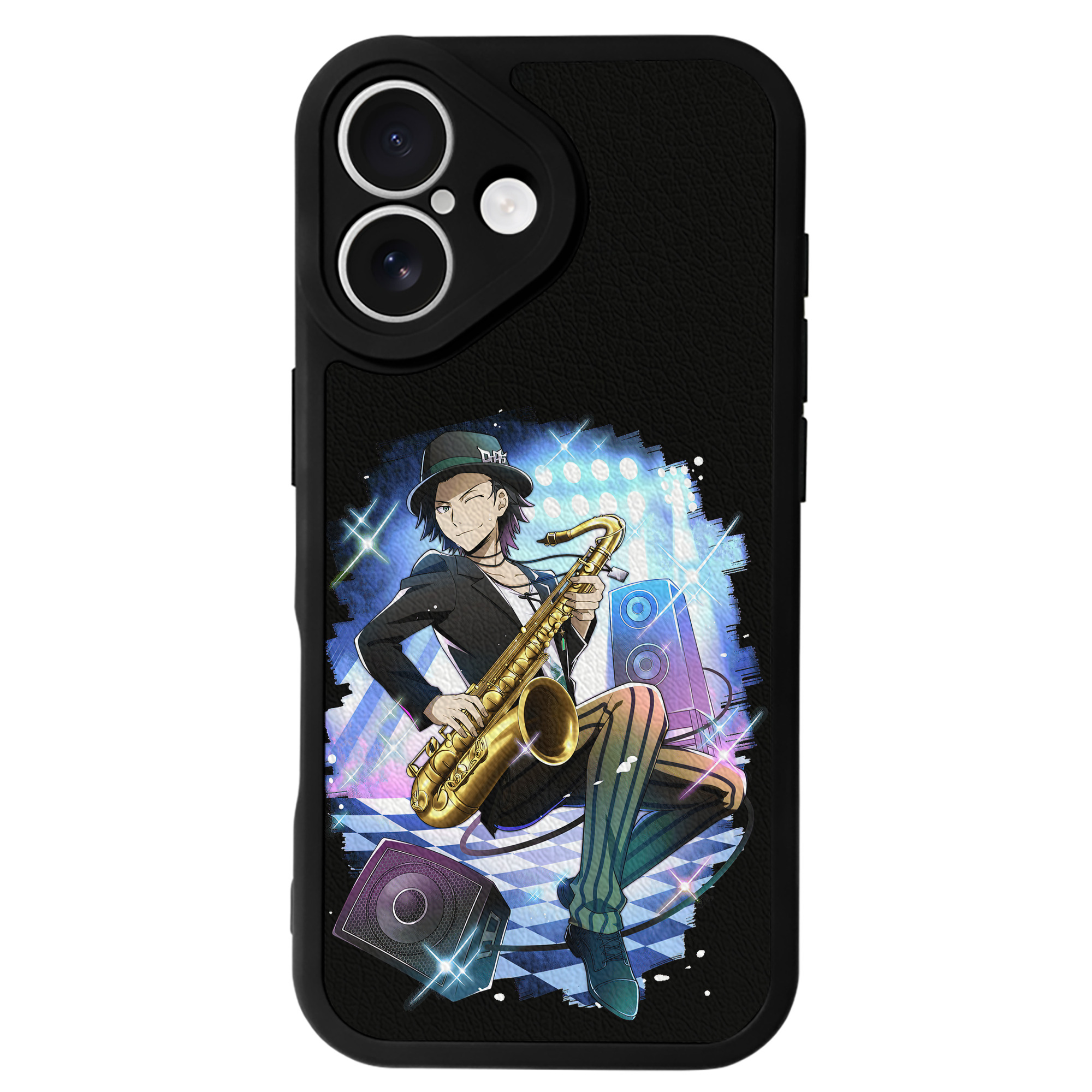 （画像用） 文豪ストレイドッグス Bungo Stray Dogs 【iPhone 16シリーズ対応】シリコンスマホケース（レザー調） 材質：シリコン